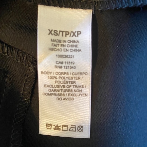 Dynamite Split Thigh Pants Black Ladies XSm - Picture 15 of 16